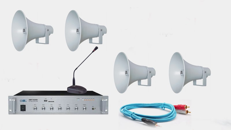 Amply loa phóng thanh hay còn gọi amply truyền thanh sử dụng trong nhiều hệ thống âm thanh thông báo