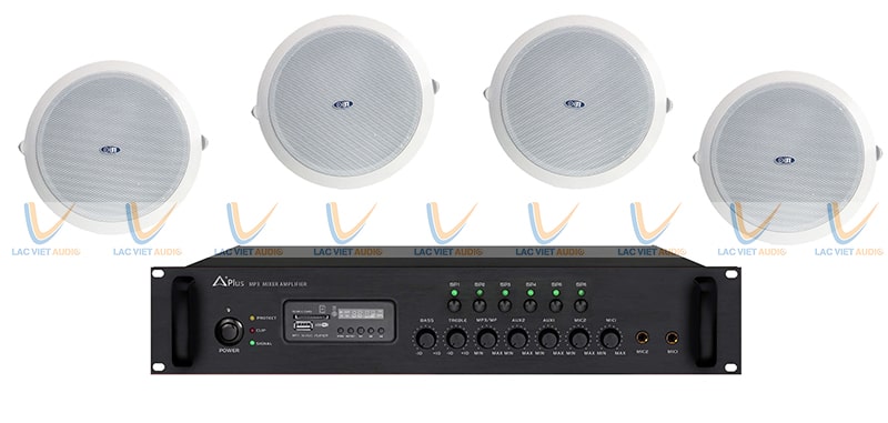 Cần lựa chọn amply chuẩn đẻ bạn có một hệ thống loa âm trần có chất lượng âm thanh đỉnh nhất