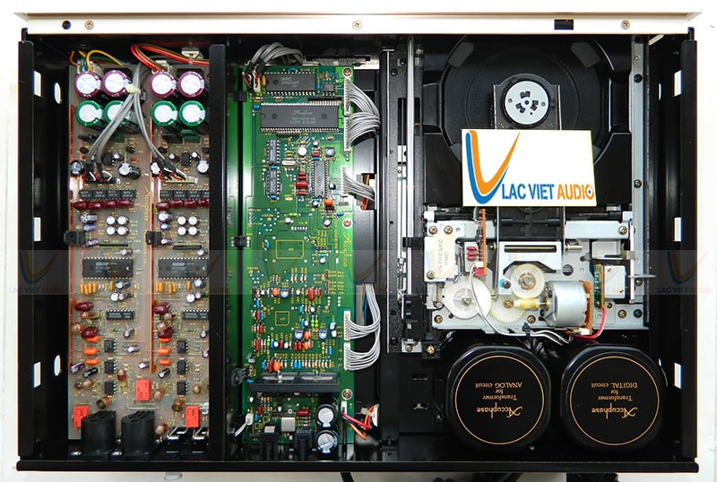 Cấu tạo của đầu DVD, VCD từ bộ phận chính là nhưng vi mạch xử lý tín hiệu và điên năng