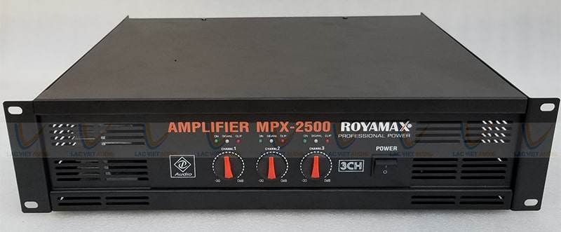 Cục đẩy ROYAMAX MPX-2500 khuếch đại tiếng chắc khỏe, ổn định