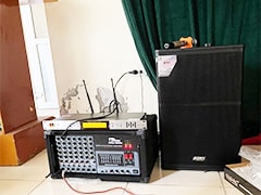 Hệ thống âm thanh hội trường của tổ dân phố số 14 phường Phúc Diễn