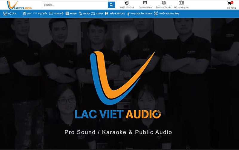 Lạc Việt Audio-Đơn vị cung cấp âm thanh số 1 trên thị trường