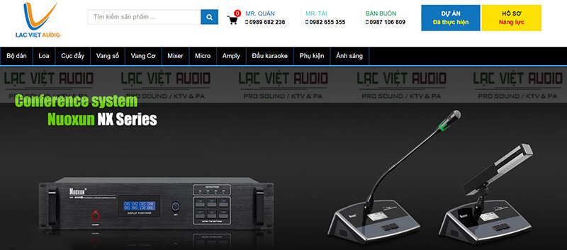 Lạc Việt Audio - Đơn vị phân phối thiết bị âm thanh hàng đầu Việt Nam