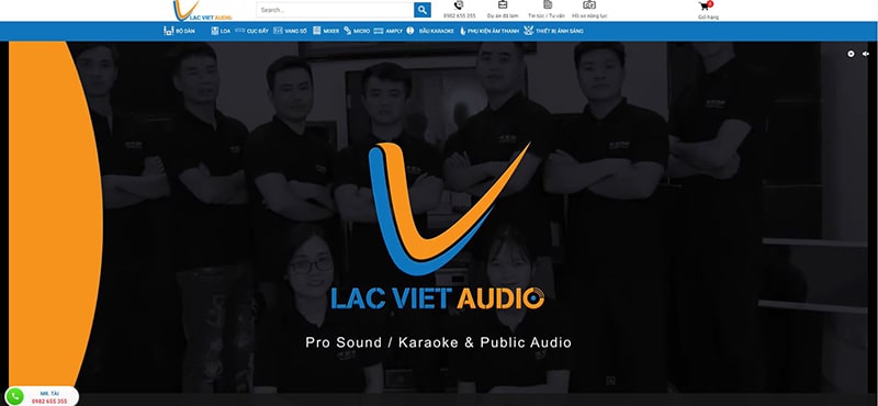 Lạc Việt audio - Đơn vị âm thanh số 1 thị trương Việt Nam