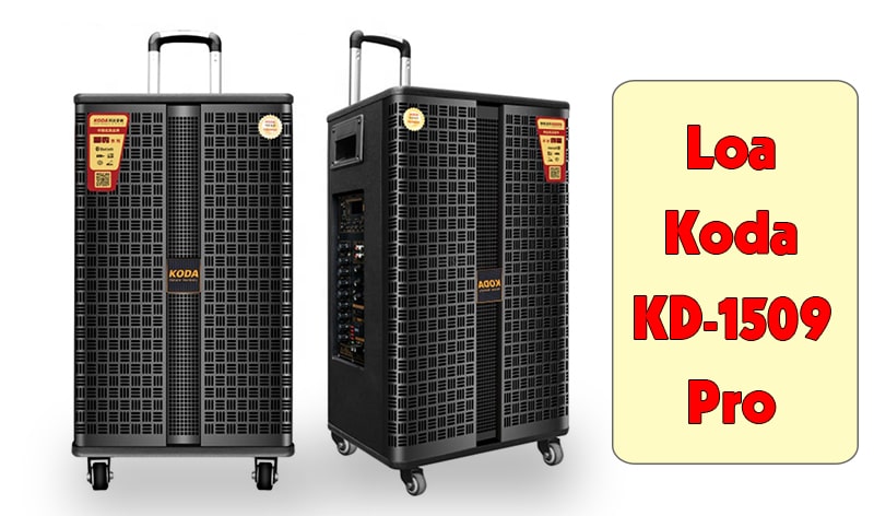 Loa karaoke Koda KD-1509 Pro thiết kế sang trọng, âm thanh sống động, bùng nổ