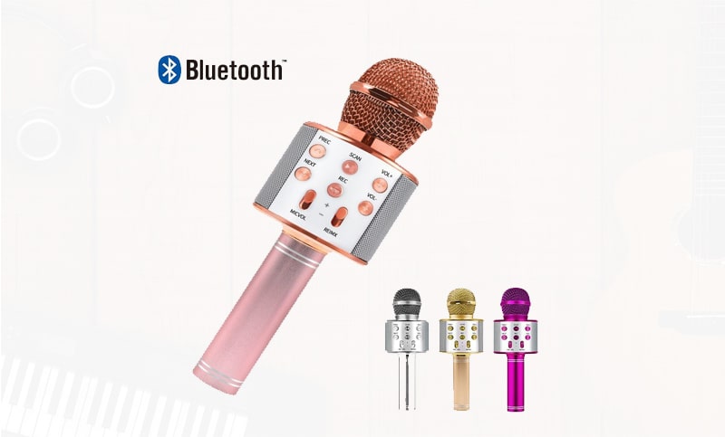 Mic hát karaoke mini và loa mini LS598 giá 649.000VNĐ