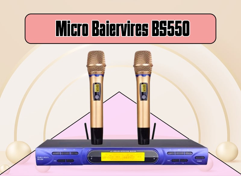 Micro Baier BS550 mang kiểu dáng sang trọng cùng nhiều tính năng hiện đại
