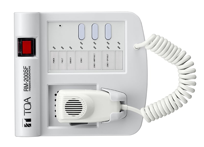 Micro báo cháy Toa RM-200SF - Đáp ứng hoàn hảo nhu cầu phát thanh khẩn cấp