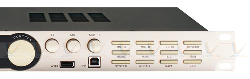 Vang số Mix X-V350 vừa đồng thời có phần chỉnh cơ và phần mềm chỉnh số 