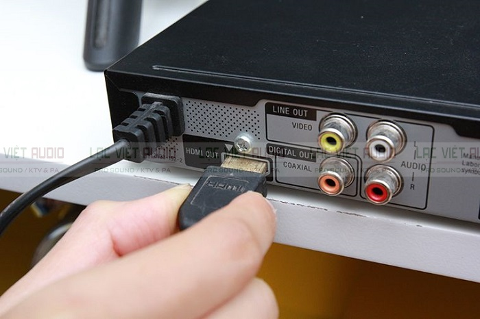 Cách kết nối đầu karaoke arirang với cổng HDMI