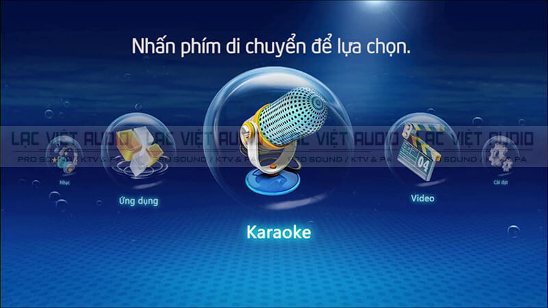giao diện đầu Karaoke Arirang Smart K+