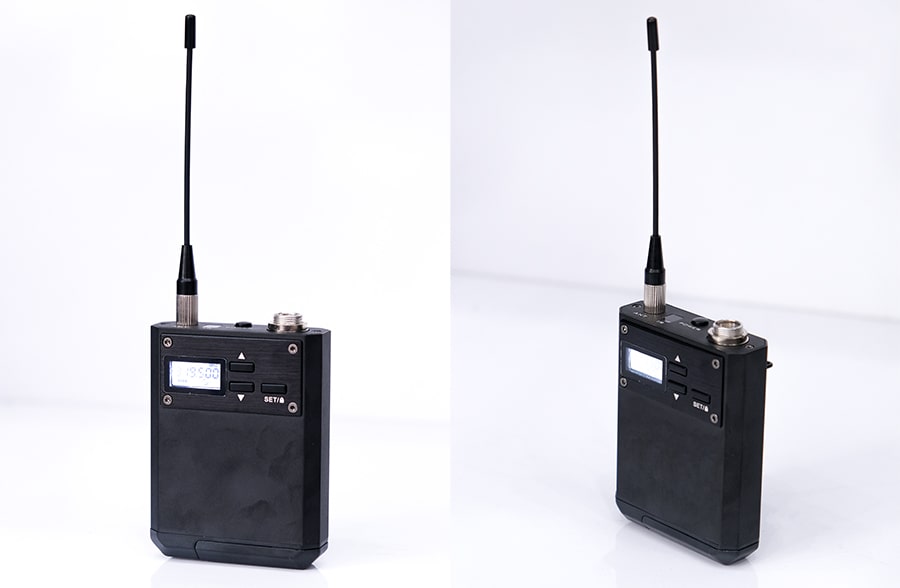 Cục chuyển đổi tín hiệu có dây thành không dây của bộ micro đeo tai Nuoxun QT380 Plus