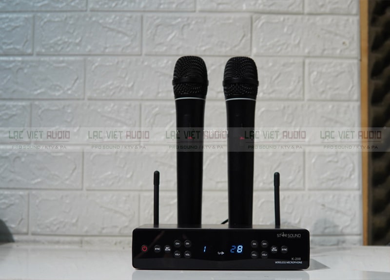 Bộ micro-khong-day-star-sound-k-200 chính hãng tại Lạc Việt Audio
